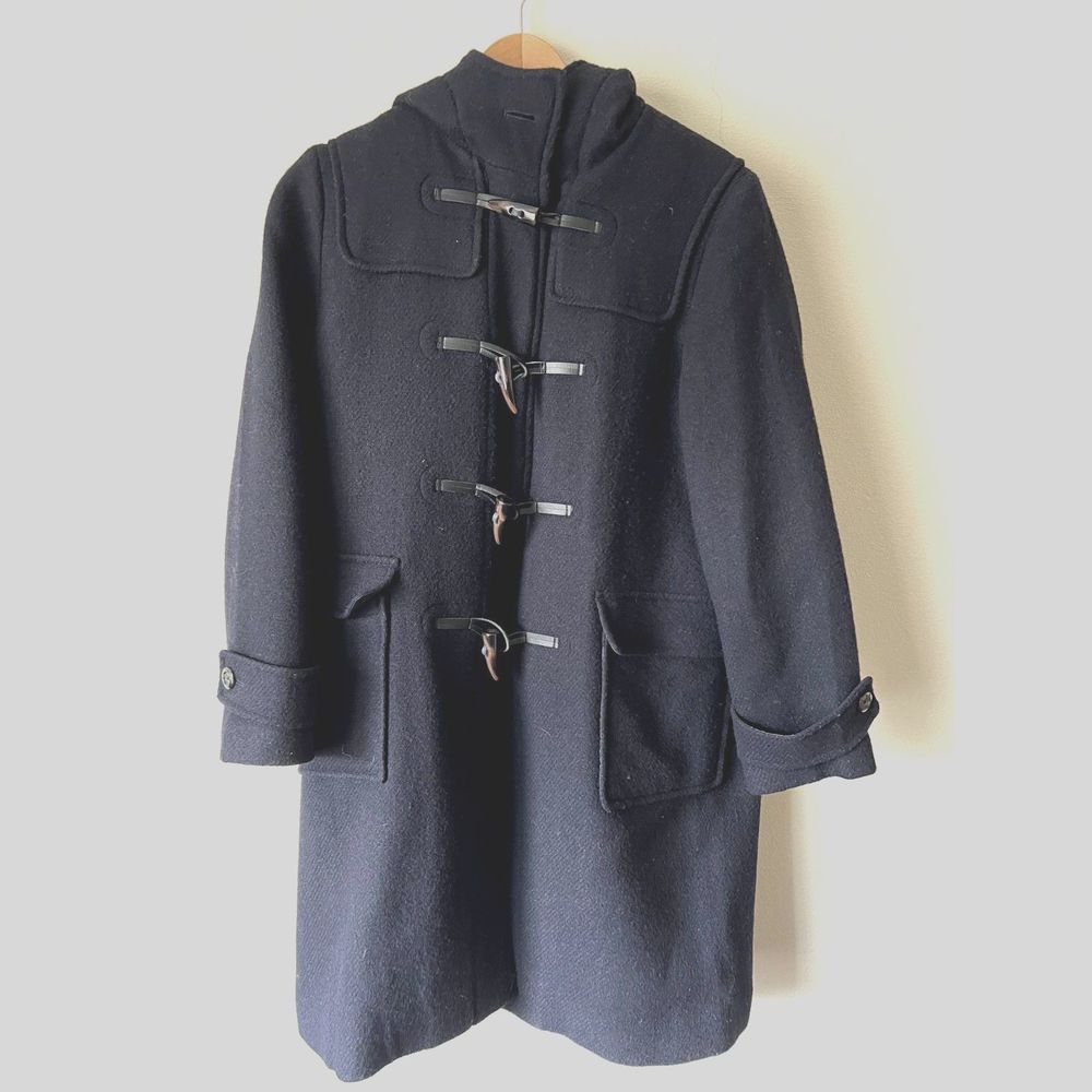 Women Peacoat Jacket, Dark Navy Blue, Size Small, S